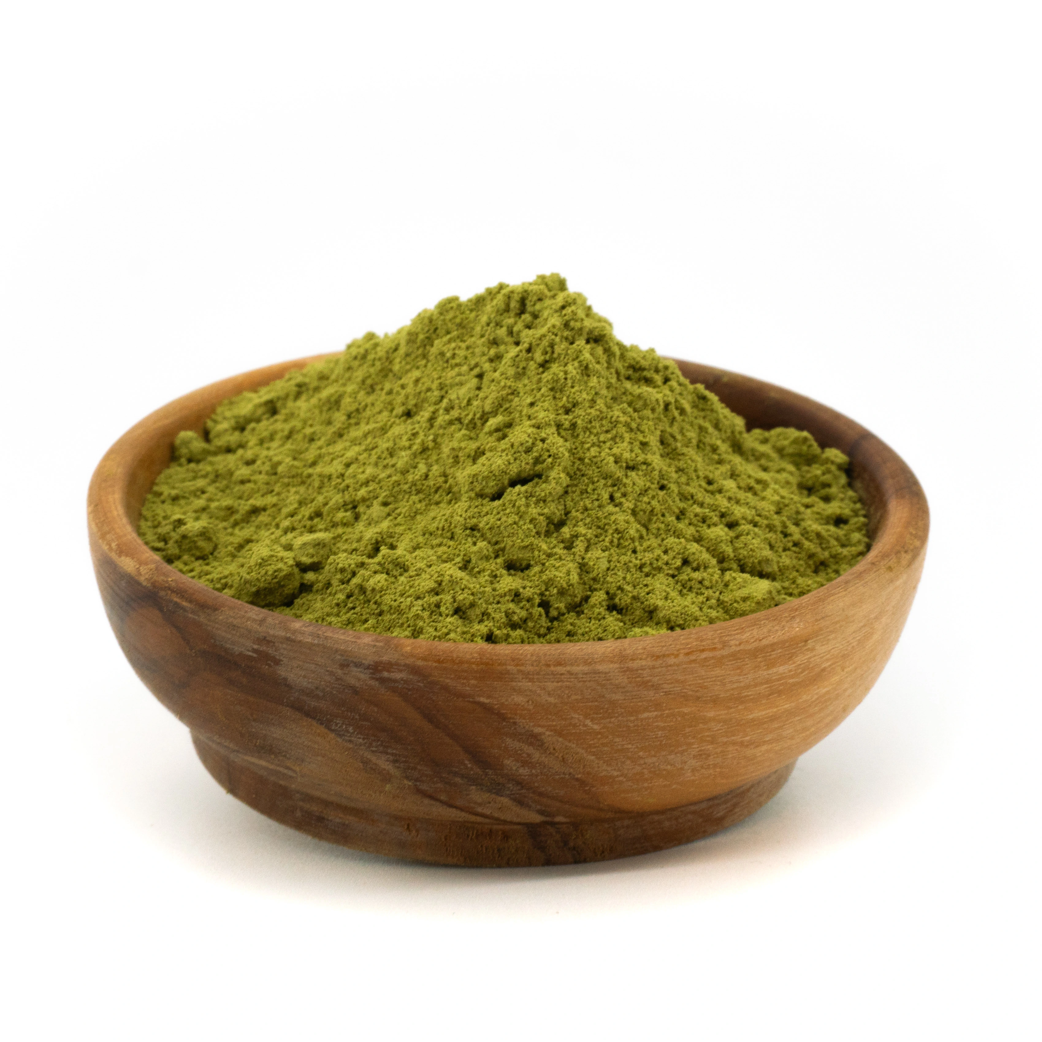 Schale mit Weißem Kratom Pulver